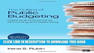 Collection Book The Politics of Public Budgeting: Getting and Spending, Borrowing and Balancing