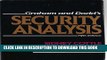 New Book Graham and Dodd s Security Analysis: Fifth Edition