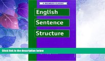 Must Have PDF  English Sentence Structure (Intensive Course in English)  Full Read Most Wanted