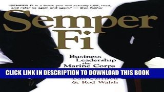 Collection Book Semper Fi: Business Leadership the Marine Corps Way