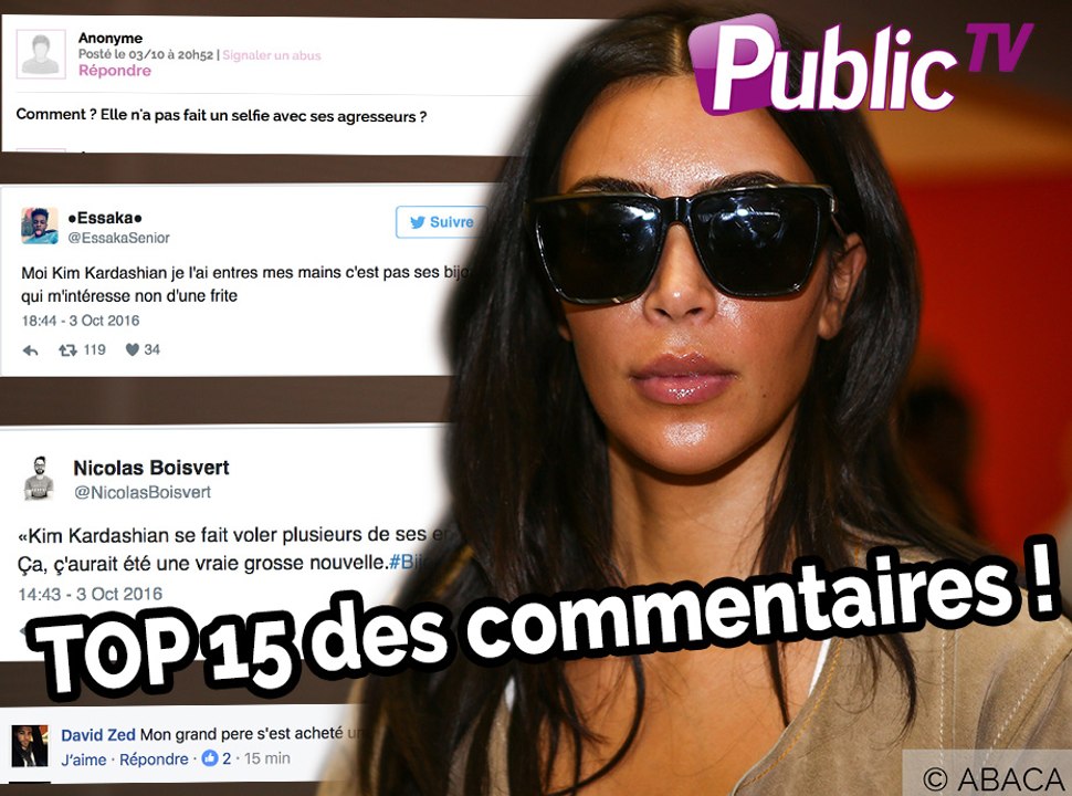 Vos coms à la une : l'agression de Kim Kardashian !