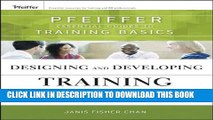 Collection Book Designing and Developing Training Programs: Pfeiffer Essential Guides to Training