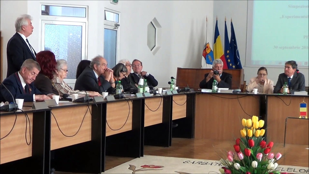 Domnul Sorin Iliesiu-Prezent la Simpozionul "Experimentul Pitesti-Reeducare prin tortura"