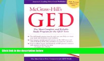 Big Deals  McGraw-HIll s GED : The Most Complete and Reliable Study Program for the GED Tests