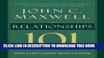 Collection Book Relationships 101 (Maxwell, John C.)