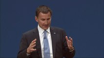 Hunt: We will make the NHS self-sufficient in doctors