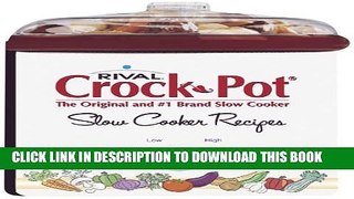 [PDF] Rival Crock Pot Slow Cooker Recipes (Shaped Board Book) Popular Online