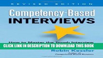 New Book Competency-Based Interviews, Revised Edition: How to Master the Tough Interview Style