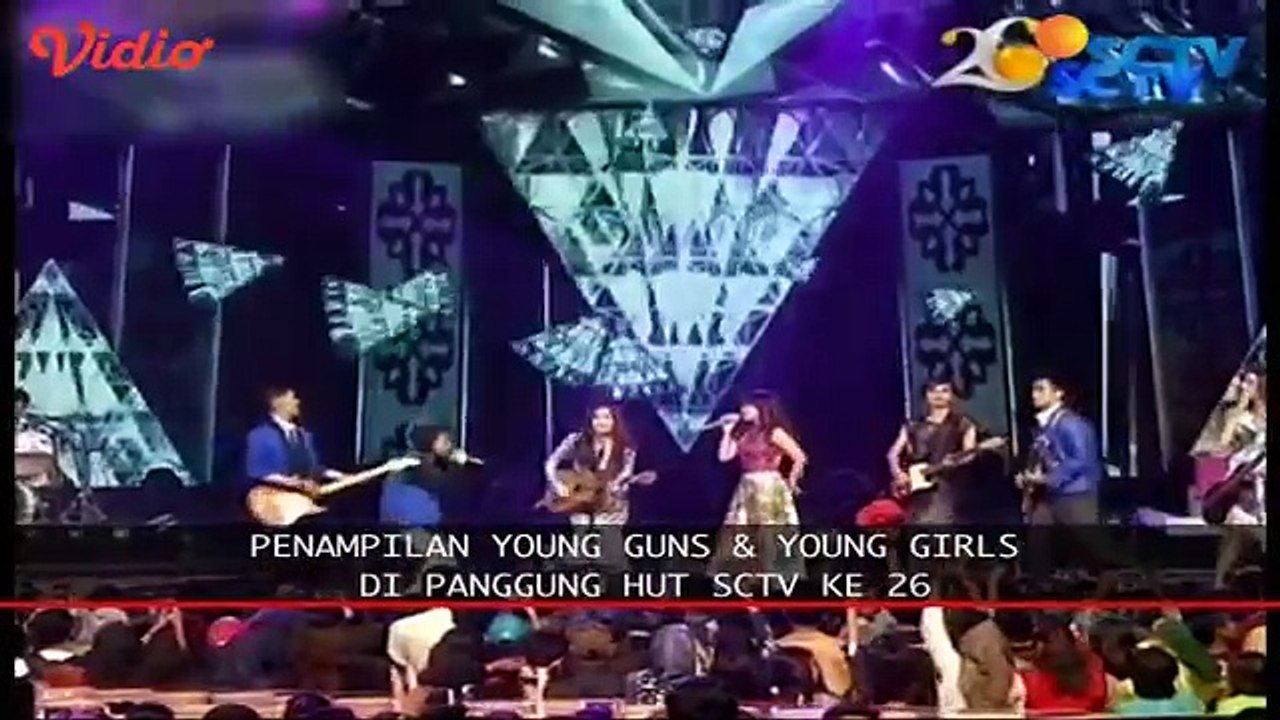 Totalitas Young Gun dan Young Girl di Pangung HUT SCTV - Hot Shot