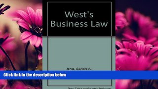 FULL ONLINE  West s Business Law, Alternate Edition
