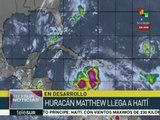 Huracán Matthew deja dos muertos en Haití