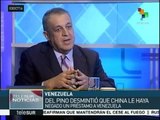 Del Pino desmiente que China le haya negado un préstamo a Venezuela