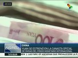 Moneda china se estrena en la cesta oficial de divisas del FMI