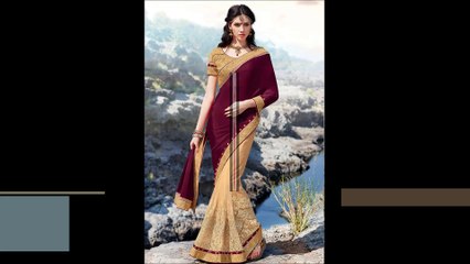 Maroon Color Sarees by nikvik.com