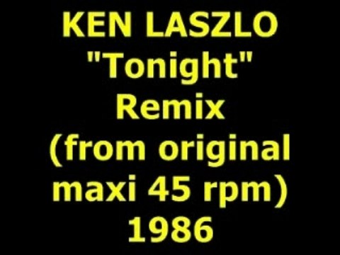 KEN LASZLO Tonight Maxi 45 rpm