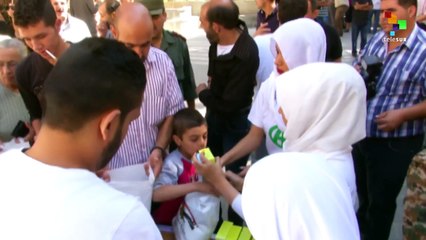 Russians Bring Humanitarian Aid to Syria