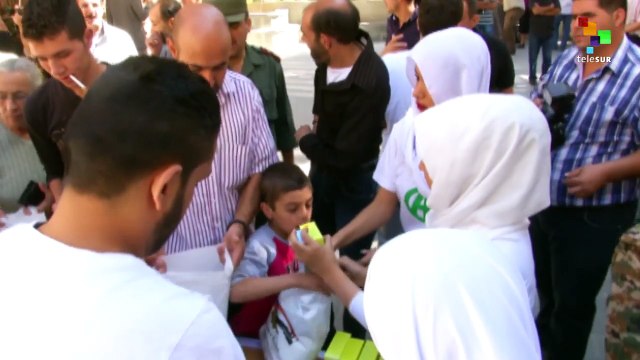 Russians Bring Humanitarian Aid to Syria