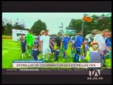 Estrellas de Colombia frente a estrellas de la FIFA en Bogotá