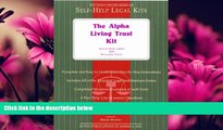 different   The Alpha Living Trust Kit: Special Book Edition with Removable Forms