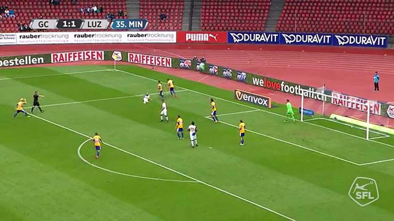 Grasshoppers 2:1 Luzern  (Swiss Super League 10. Runde 2016/2017  2 .Oktober 2016)