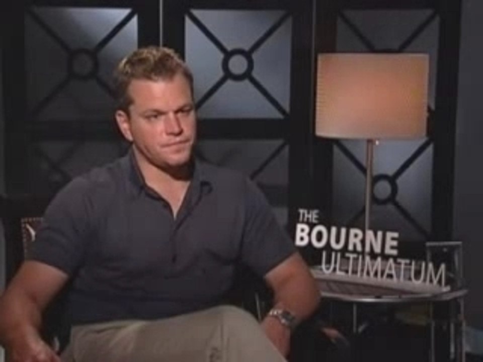 "The Bourne Ultimatum" entrevista a Matt Damon