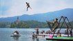 Extreme Russian Swing Flips into a Lake | PEOPLE ARE AWESOME