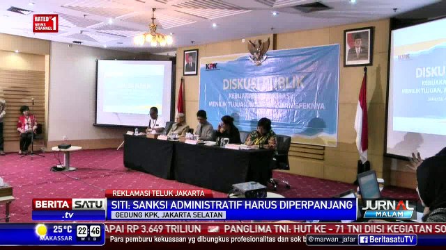 Sanksi Perusahaan Pengembang Reklamasi Masih Berlaku