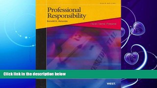 complete  Black Letter Outline on Professional Responsibility