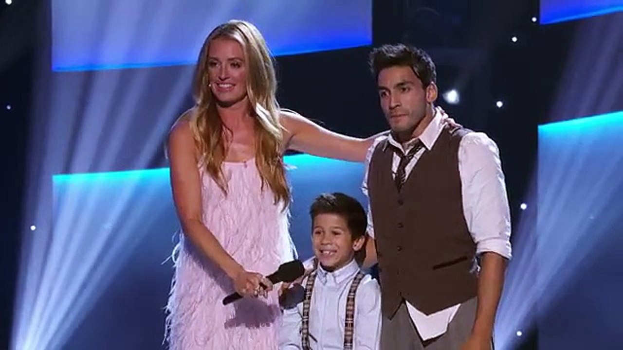 Two guys take the stage