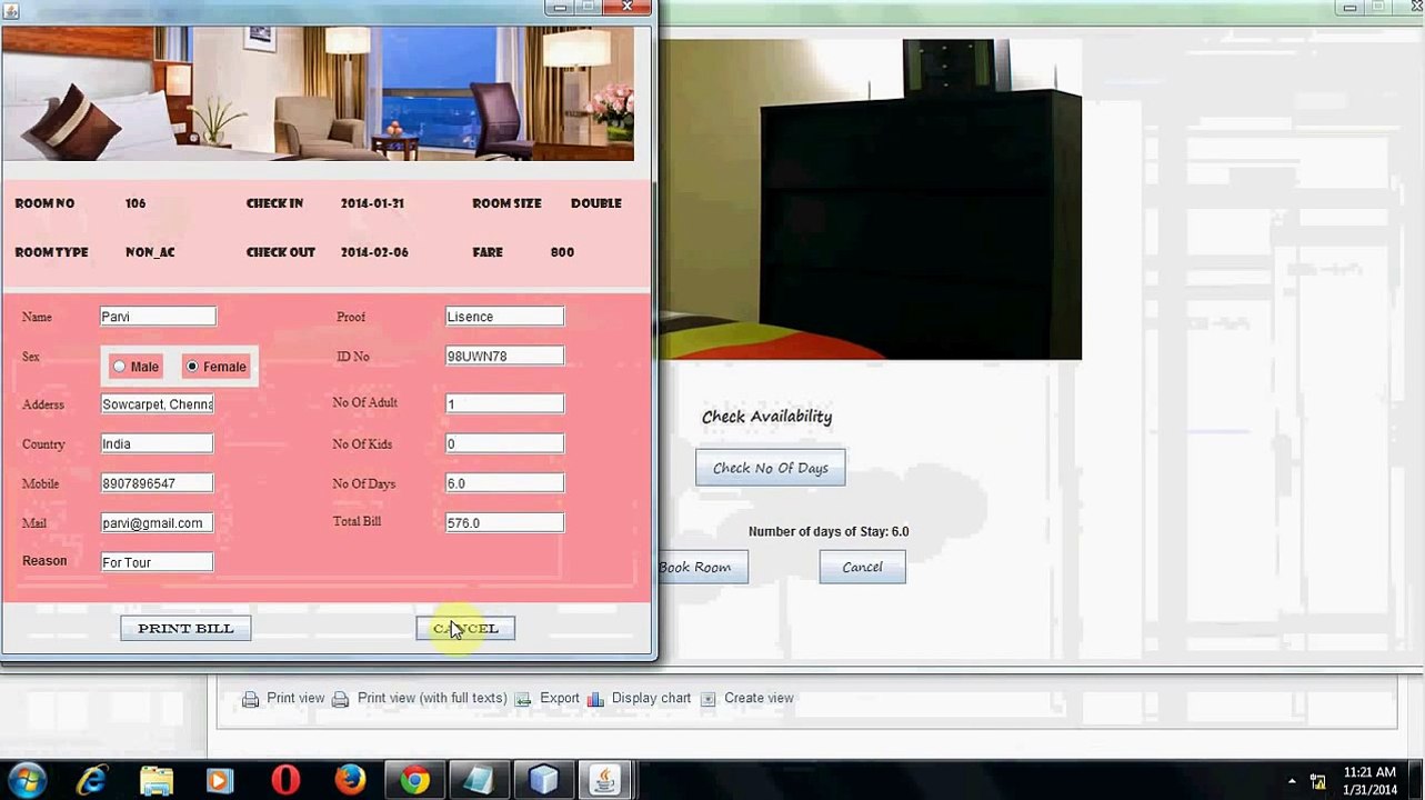 develop a Desktop application for hotel by using JAVA in NETBEANS - YouTube