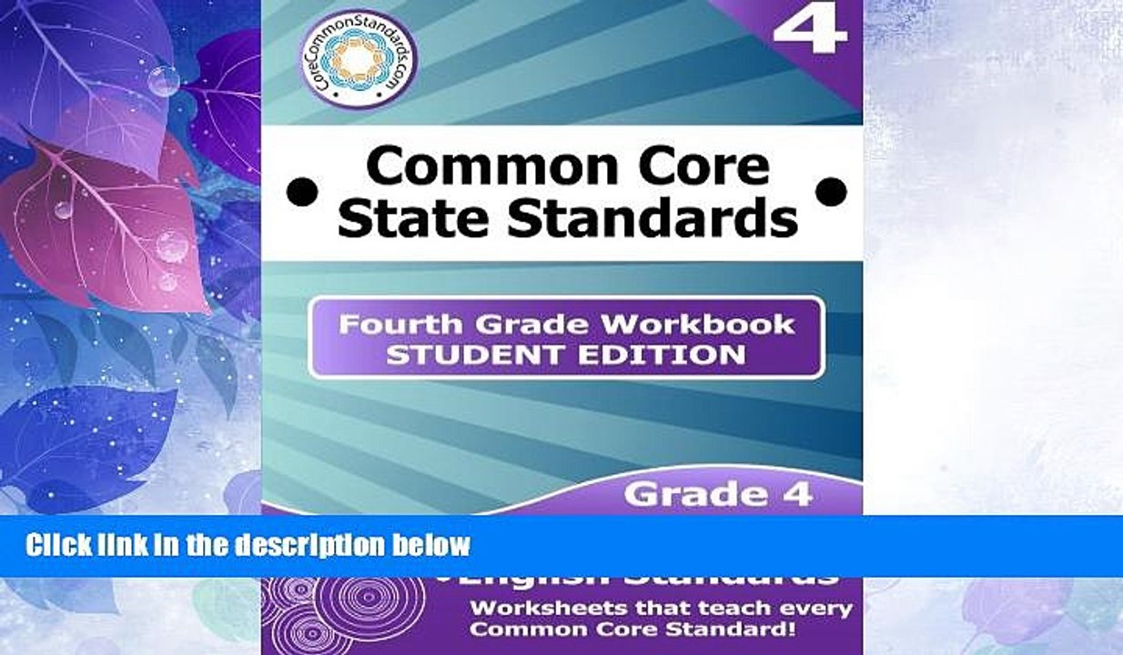 Big Deals  Fourth Grade Common Core Workbook - Student Edition  Best Seller Books Best Seller