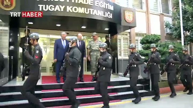 Bakan Işık'ın 3. Piyade Eğitim Tugay Komutanlığı ziyareti