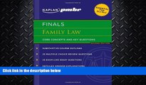 FULL ONLINE  Kaplan PMBR FINALS: Family Law: Core Concepts and Key Questions