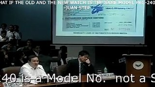 Trillanes mistaken model number to serial number during 5th day of senate hearing on EJK