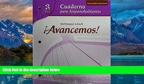 Big Deals  ?Avancemos!: Cuaderno para hispanohablantes Workbook Teacher s Edition Level 3 (Spanish