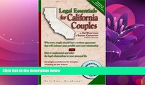 FAVORITE BOOK  Legal Essentials for California Couples: Why Every Couple Should Have a Written
