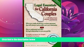 FAVORITE BOOK  Legal Essentials for California Couples: Why Every Couple Should Have a Written