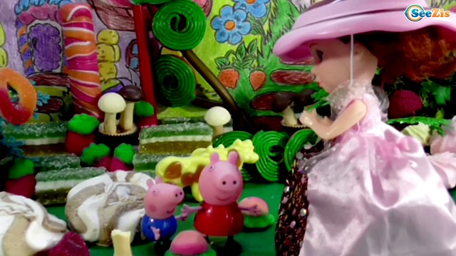 Мультики с игрушками СВИНКА ПЕППА и ДЖОРДЖ Ведьма на Поляне Сладостей. Peppa Pig. Серия 75
