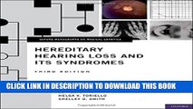 [PDF] Hereditary Hearing Loss and Its Syndromes (Oxford Monographs on Medical Genetics) Full