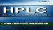 [PDF] HPLC for Pharmaceutical Scientists Popular Colection