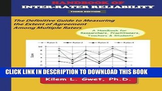 [PDF] Handbook of Inter-Rater Reliability: The Definitive Guide to Measuring the Extent of