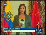 El presidente de China vendrá a Ecuador