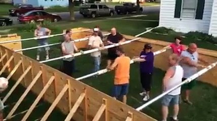 Langırt böyle oynanırsa . Foosball is how you play.