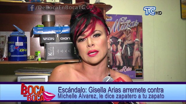 Gisella Arias arremete contra Michelle Álvarez, le dice zapatero a tu zapato