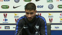 Qualifs CM 2018 - Bleus conférence de presse de Nabil Fékir