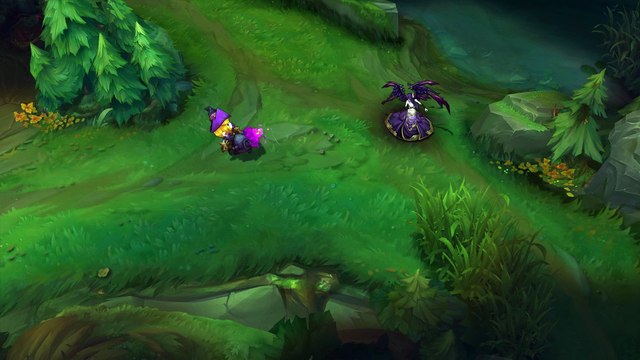 Tristana Sorcière Aperçu Skin League of Legends