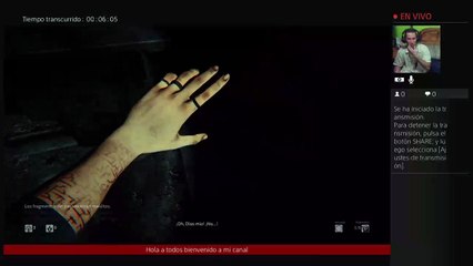 Transmisión de PS4 en vivo juego de terror