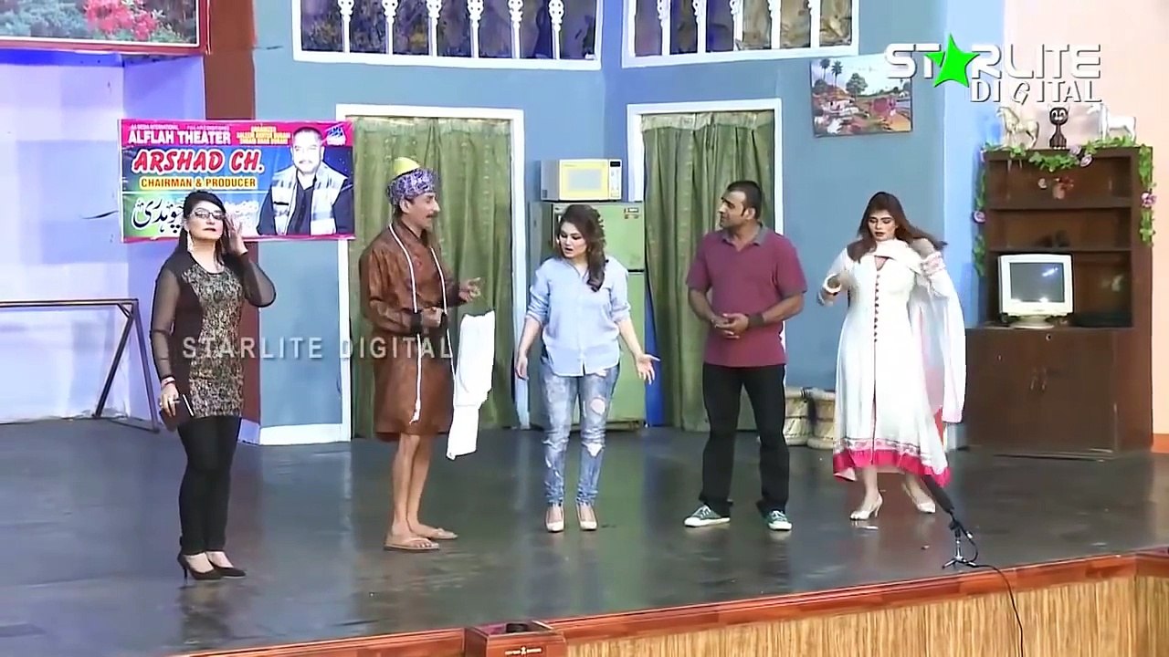 Best Of Iftikhar Thakur , Afreen Khan , Tariq Teddy , New Pakistani Stage Drama Full Comedy Clip