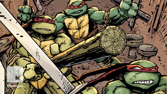 The 'Ninja Turtles' all wore red masks in the original comic