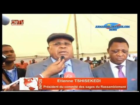 Clôture du Conclave de Kinshasa: Etienne Tshisekedi promet un carton jaune à Kabila & ses amis de l'Opposition Caméléon Kamerhe le 19 Octobre 2016.
